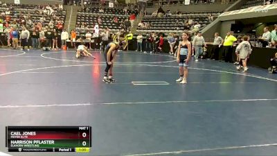 80 lbs Semifinal - Harrison Pflaster, Elkhorn Wrestling vs Cael Jones, Moyer Elite