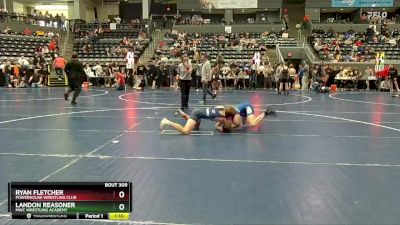 110 lbs Quarterfinal - Landon Reasoner, MWC Wrestling Academy vs Ryan Fletcher, Powerhouse Wrestling Club