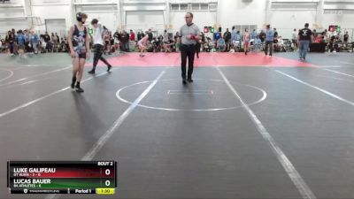 106 lbs Round 1 (10 Team) - Luke Galipeau, GT Alien - 2 vs Lucas Bauer, 84 Athletes