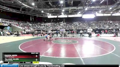 3A 126 lbs Quarterfinal - Tillman Allen, Sugar-Salem vs Mason Aiken, American Falls