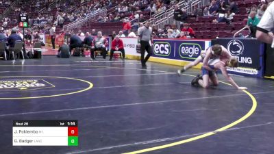 145 lbs Round Of 32 - Jamison Poklembo, Mt. Pleasant vs Gavin Badger, Lancaster Catholic