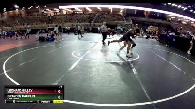 175 lbs Cons. Round 3 - Brayden Kahelin, Lake Gibson vs Leonard Gilley, Miami Southridge Hs