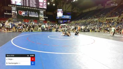 126 lbs Cons 64 #2 - Johnny Vega, Illinois vs Bryan Santangelo, Maryland