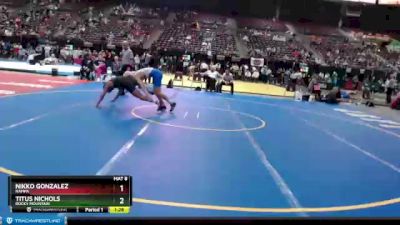 5A 138 lbs Quarterfinal - Nikko Gonzalez, Nampa vs Titus Nichols, Rocky Mountain