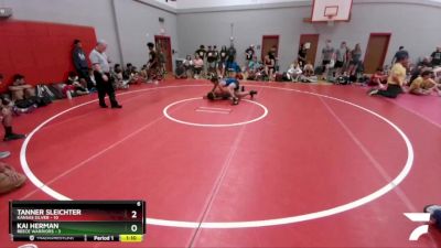 110 lbs Round 3 (6 Team) - Kai Herman, Reece Warriors vs Tanner Sleichter, Kansas Silver