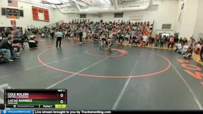 145C Round 3 - Cole Bolzer, Greybull/Riverside vs Lucas Ramirez, Worland