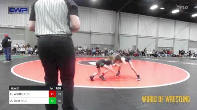 50 lbs Quarterfinal - Oakley Waitkus, Eastside Assassins vs Anniyah Bear, MOJO Girls