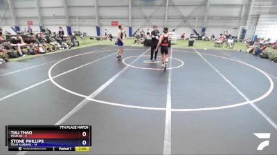 120 lbs Placement Matches (8 Team) - Tiaj Thao, TEAM NC vs Stone Phillips, Team Alabama