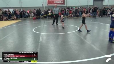 53 lbs Cons. Round 2 - Evan Chivers, Nova WC vs Cole Ellis, Hanover Hawkeye Youth Wrestlin