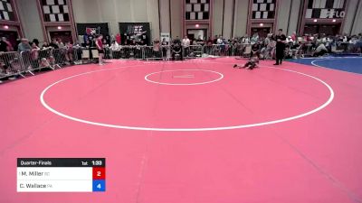 53 lbs Quarterfinal - Mack Miller, Sc vs Cameron Wallace, Pa