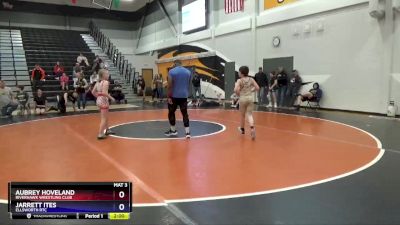 12U-4 lbs Round 2 - Aubrey Hoveland, Riverhawk Wrestling Club vs Jarrett Ites, Ellsworth RTC