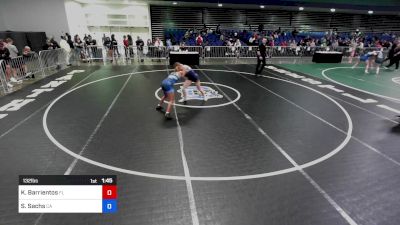 132 lbs Consi Of 8 #2 - Kailani Barrientos, FL vs Samantha Sachs, CA