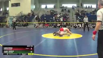 184 lbs 3rd Place Match - Gary Nagle, Ursinus College vs Jack Ryan, Oneonta State