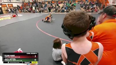 62 lbs Cons. Round 4 - Jack Hetzel, Thermopolis Wrestling Club vs Yujin Hake, Worland Wrestling Club