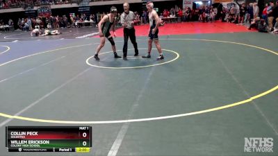 171 lbs Champ. Round 1 - Collin Peck, Soldotna vs Willem Erickson, Colony High School