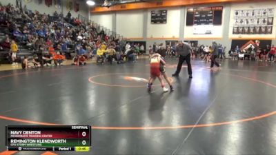 69 lbs Semifinal - Remington Klendworth, CPU Storm Wrestling vs Navy Denton, McDominate Training Center