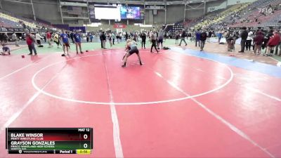 150 lbs Cons. Round 2 - Blake Winsor, Pratt Wrestling Club vs Grayson Gonzales, Frisco Wakeland High School Wrestling