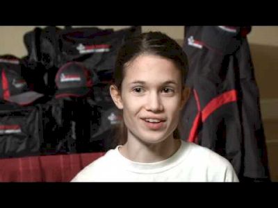 Julia Bos before Foot Locker CC Champs 2011