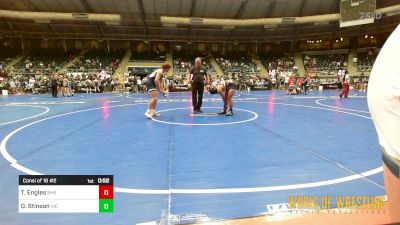 145 lbs Consi Of 16 #2 - Trevor Engles, Blanchard High School vs Dominic Stinson, Victory