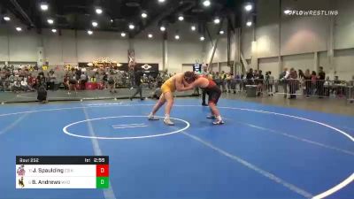 285 lbs Prelims - Jon Spaulding, Edinboro vs Brian Andrews, Wyoming