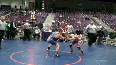 Finals 119lbs: Joey Langel  NJ  def 5-4 Michael Garofalo VA