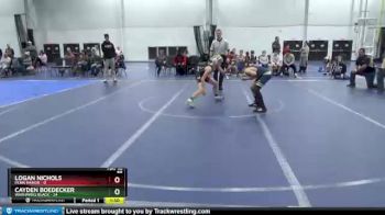 88 lbs Round 1 (8 Team) - Cayden Boedecker, Warhawks Black vs Logan Nichols, Penn Manor