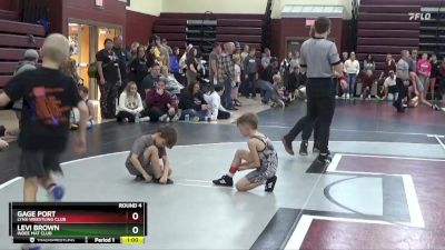 PW-7 lbs Round 4 - Gage Port, Lynx Wrestling Club vs Levi Brown, Indee Mat Club