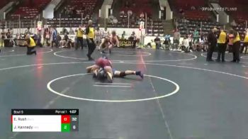 167 lbs Round 3 (4 Team) - Eian Rush, Michigan Bulldogs vs Jacob Kennedy, Impact Wrestling Black