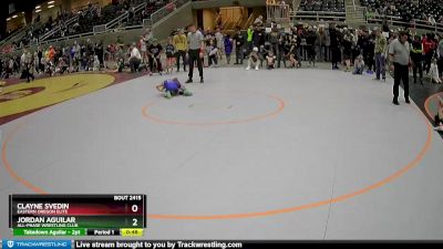 56 lbs Semifinal - Clayne Svedin, Eastern Oregon Elite vs Jordan Aguilar, All-Phase Wrestling Club