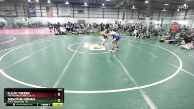 106 lbs Round 3 (4 Team) - Sebastian Erman, GREAT BRIDGE WC vs Elijah Tucker, TROJAN WRESTLING CLUB