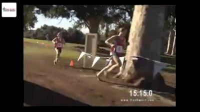 Girls Finish trading leads between Molly Seidel & Erin Finn Foot Locker CC Championships 2011