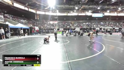 106 lbs Cons. Round 2 - Francisco Burrola, American Falls vs Hunter Anderson, Rigby