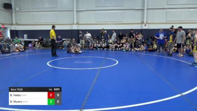 85 lbs Pools - Braden Haley, Ohio Gold 24K vs Bryce Myers, West Virginia Wild