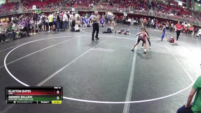 75 lbs Champ. Round 1 - Derren Ballew, Westside Wrestling Club vs Klayton Bates, CWO