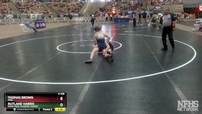 A 152 lbs Champ. Round 1 - Riley Silk, Clinton High School vs Nikolas Taylor, White House Heritage