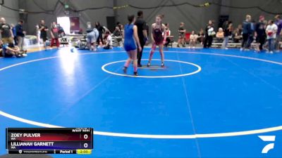 121 lbs Round 1 - Zoey Pulver, WA vs Lillianah Garnett, WA