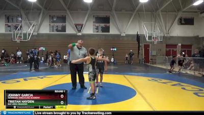 85 + Round 1 - Johnny Garcia, Warriors Wrestling Academy vs Tristan Hayden, Bay Area Dragons