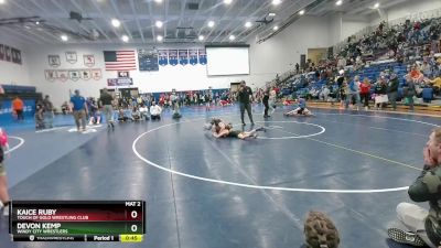 82 lbs Semifinal - Kaice Ruby, Touch Of Gold Wrestling Club vs Devon Kemp, Windy City Wrestlers