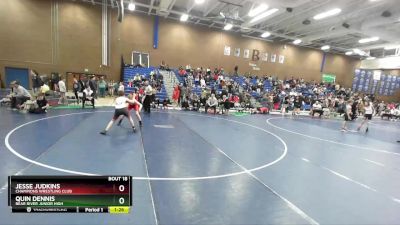 108 lbs Cons. Round 3 - Jesse Judkins, Champions Wrestling Club vs Quin Dennis, Bear River Junior High