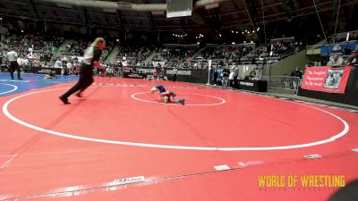 46 lbs Round Of 32 - Liam Gatt, Backyard Brawlers vs Colby Meyer, Sebolt Wrestling Academy