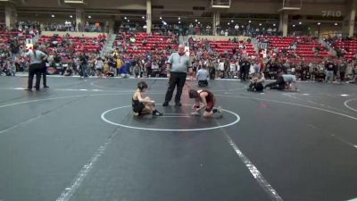 79 lbs Quarterfinal - Austin Martin, Hoisington Jr Cardinals vs Gabriel Soto, Satanta Top Team