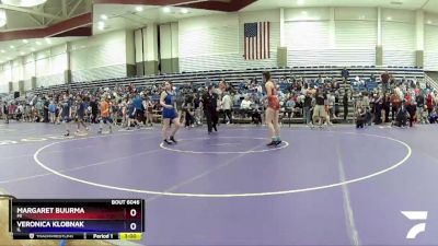 138 lbs Quarterfinal - Margaret Buurma, MI vs Veronica Klobnak, IL