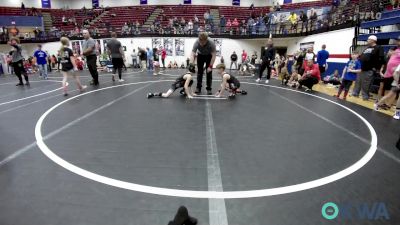 67 lbs Quarterfinal - Brady Boles, Mustang Bronco Wrestling Club vs Ted Fuggett-Henry, Comanche Takedown Club