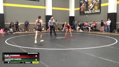 112 lbs Quarterfinal - Makenzie Martin, Nebraska vs Ruby Guerrero, Nebraska