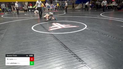 65 lbs Quarterfinal - Brady Loro, West Chester Rustin vs Urijah Latshaw, Millersburg