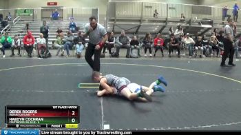 78 lbs Finals (2 Team) - Haedyn Cochran, Contenders WA Blue vs Derek Rogers, Indiana Outlaws