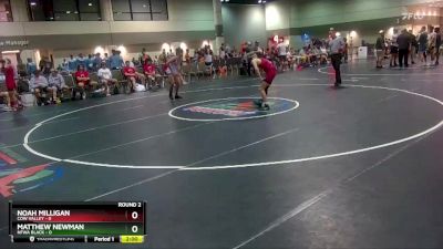 106 lbs Round 2 (16 Team) - Matthew Newman, NFWA Black vs Noah Milligan, Cow Valley