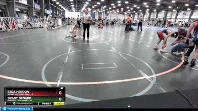 92 lbs Rd# 1 9:00am Friday - Brady Genard, Dynasty Deathrow vs Ezra Herron, NCWAY National Team