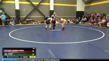 136 lbs Round 3 (4 Team) - Ava Vasey, Chasing Titles vs Autumn Stonecypher, Iowa Angry Alpacas