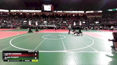 85 lbs Cons. Round 3 - Slade Puckett, RIKA vs Carter Morrison, CHW1